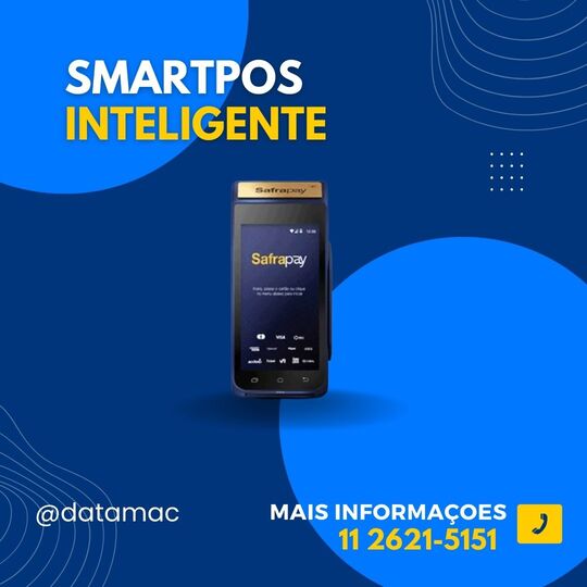 Imagem do dispositivo Smartpos para automação comercial.