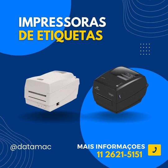 Imagem de uma Impressora de Etiquetas para automação comercial.