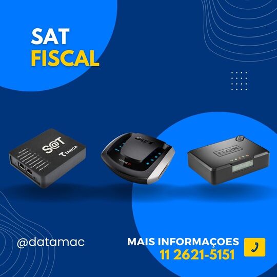 Imagem do equipamento SAT Fiscal para automação comercial.