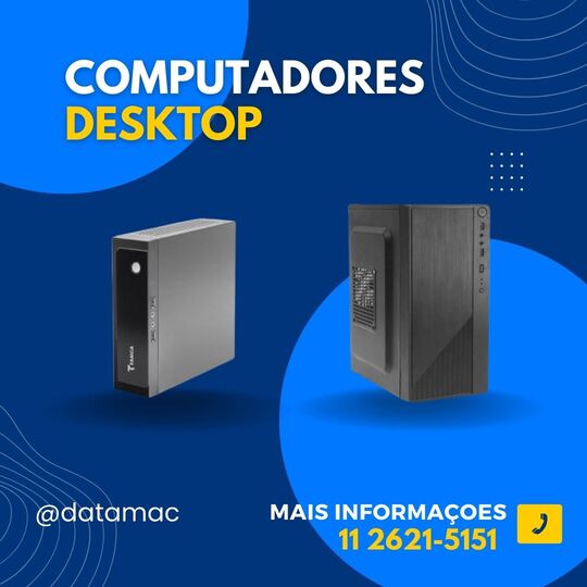 Imagem de um Computador Desktop robusto para automação comercial.