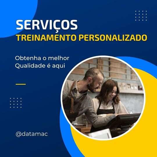 Imagem de treinamento personalizado para automação comercial